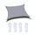Giardino esterno Piscina Sole Tenda da sole Sunshade Sail Piove Canopy impermeabile, Dimensioni: 2m x 1,8m (grigio)