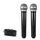 J.I.Y 2 in 1 k Song Microfoni wireless per TV PC con scheda audio Ricevitore USB (nero) J.I.Y 2 in 1 k Song Microfoni wireless per TV PC con scheda audio Ricevitore USB (nero)