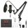 PULUZ Scheda audio Broadcast Bluetooth Bluetooth Mixer Sound Studio Kit microfono con sospensione Braccio a forbice e supporto per ammortizzatore in metallo, versione cinese (nero) PULUZ Scheda audio Broadcast Bluetooth Bluetooth Mixer Sound Studio Kit microfono con sospensione Braccio a forbice e supporto per ammortizzatore in metallo, versione cinese (nero)