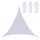 Triangolo Outdoor Garden Sunshade Sail Impermeabile Anti-UV Baldacchino, Dimensioni: 2m x 2m x 2m (bianco)