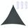 Triangolo Outdoor Garden Sunshade Sail Anti-UV Canopy Anti-UV, Dimensioni: 3m x 3m x 3m (nero)