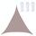 Triangolo Outdoor Garden Sunshade Sail Waterproof Anti-UV Baldacchino, Dimensioni: 3m x 3m x 3m (Khaki)