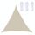 Triangolo Outdoor Garden Sunshade Sail Impermeabile Anti-UV Baldacchino, Dimensioni: 6m x 6m x 6m (beige)