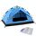 TC-014 Beach Beach Travel Camping Camping Tenda multi-persona automatica per 2 persone (blu + tappetino)