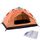 TC-014 Outdoor Beach Travel Camping Camping Tenda multi-persona automatica per 2 persone (arancione + tappetino)