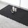 4 pezzi in PVC addensato PVC può essere giuntato ?? pavimento tappetino da cucina Bagno antiscivolo Piede a pedale antiscivolo Pad per iniezione cavo, dimensioni: 30x30x1.5 cm (nero)