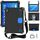 Per Lenovo TAB 4 10 PLUS TB-X704F / N / L / V DESIGN DESIGN DESIGN EVA + PC Materiale quattro angolo Anti caduta piatto protettivo con cinghia (blu + nero) Per Lenovo TAB 4 10 PLUS TB-X704F / N / L / V DESIGN DESIGN DESIGN EVA + PC Materiale quattro angolo Anti caduta piatto protettivo con cinghia (blu + nero)