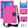 Per Lenovo TAB 4 10 PLUS TB-X704F / N / L / V DESIGN DESIGN EVA + PC Materiale Quattro angoli Anti Caduta piatta conchiglia protettiva con cinturino (rose rosso + nero) Per Lenovo TAB 4 10 PLUS TB-X704F / N / L / V DESIGN DESIGN EVA + PC Materiale Quattro angoli Anti Caduta piatta conchiglia protettiva con cinturino (rose rosso + nero)