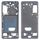 Per Samsung Galaxy S21 Cornice con cornice centrale (nera)