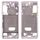 Per Samsung Galaxy S21 Cornice con cornice centrale (rosa)