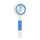 3 PCS Hand-Tend Lettura Magnifier Vetro Lente di vetro Anti-skid Maniglia anziano Lettura Repair Identificazione Lente d'ingrandimento, Specifica: 37mm 16 volte (Blu bianco)