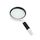 3 PCS Hand-Tend Lettura Legger Leggero Lente in vetro Anti-skid Maniglia anziana Lettura Repair Identificazione Lente d'ingrandimento, Specifica: 75mm 4 volte (bianco nero)
