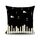 2 PCS Piano NOTA NOTA Digital Stampato Lino Fodera senza cuscino, Dimensione: 45x45cm (6) 2 PCS Piano NOTA NOTA Digital Stampato Lino Fodera senza cuscino, Dimensione: 45x45cm (6)