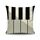2 PCS Piano Nota NOTA Digital Stampato Lino Fodera senza cuscino, Dimensione: 45x45cm (9) 2 PCS Piano Nota NOTA Digital Stampato Lino Fodera senza cuscino, Dimensione: 45x45cm (9)