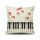 2 PCS Piano Nota Nota Digital Stampato Lino Fodera senza cuscino, Dimensioni: 45x45cm (10) 2 PCS Piano Nota Nota Digital Stampato Lino Fodera senza cuscino, Dimensioni: 45x45cm (10)