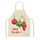 2 PCS Tessuto Biancheria per la pulizia Grembiule di natale Party Decoration Grembiule, Specifica: 68x55cm (WQ-001507)