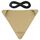 Sgabello a triangolo all'aperto Campo impermeabile Canvas portatile portatile fai da te sedia Scorpion sgabello da pesca (Khaki)