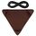Sgabello a triangolo all'aperto Campo impermeabile Canvas portatile portatile fai da te sedia Scorpion sgabello da pesca (marrone)
