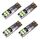 4 PCS T10 DC12V / 2W Auto Clearance Light 10LEDS SMD-3030 perline lampada (luce ghiacciata)