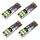 4 pezzi T10 DC12V / 2W Auto Clearance Light 10LEDS SMD-3030 perline della lampada (luce verde)