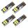 4 PCS T10 DC12V / 2W Auto Clearance Light 10LEDS SMD-3030 perline della lampada (luce bianca)