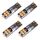 4 PCS T10 DC12V / 2W Automobile Auto Light 10LEDS SMD-3030 perline lampada (luce gialla)