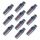10 PCS T10 DC12V / 1.2W Auto Clearance Light 12leds Cob Lamp perline (luce rosa)