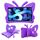 Per Amazon Kindle Fire HD 8 2020 Butterfly Stacket Style EVA Bambini Cassa di caduta Cassa protettiva (viola) Per Amazon Kindle Fire HD 8 2020 Butterfly Stacket Style EVA Bambini Cassa di caduta Cassa protettiva (viola)