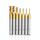 7 PCS / Set ad alta velocità in acciaio e alluminio Faccia finale fresa con stelo dritto, titanio placcato Fresa 7 PCS / Set ad alta velocità in acciaio e alluminio Faccia finale fresa con stelo dritto, titanio placcato Fresa