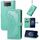 Per Asus Zenfone 8 flip mandala modello goffratura modello in pelle flip orizzontale con supporto e carte slot e portafoglio e cordino (verde) Per Asus Zenfone 8 flip mandala modello goffratura modello in pelle flip orizzontale con supporto e carte slot e portafoglio e cordino (verde)