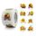 5 pezzi Halloween Pumpkin Car Sticker Autoadesivo Dono decorazioni per la decorazione artigianale, Dimensioni: 3.8 cm / 1,5 pollici (K-133)