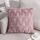 Double-lated Peluche Peluche Home Divano Cuscino Federa, Dimensioni: 45x45cm senza nucleo (triangolo rosa)