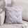 Double-lated Peluche Pillow Home Divano Cuscino Federa, Dimensioni: 45x45cm Pillowcase + Core (Grigio Big Waves)