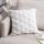 Double-lated Peluche Pillow Home Divano cuscino federa, misura: 45x45cm federa + nucleo (rivestimento bianco)