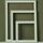 3 in 1 Diverse taglie Morandi colore in legno fotogramma serigrafica serie colore spray vernice foto puntelli fotografia sfondo ornamenti (verde chiaro)