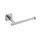 Porta asciugamani di carta quadrato in acciaio inox Bagno Hardware Pendant Rotolo di carta Scaffale (Argento)