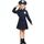 5062 Halloween Bambini Costume Girls Slim One-Piece Manica lunga Gonna a manica lunga Uniforme, Dimensioni: M (blu navy)