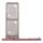 Vassoio della scheda SIM + vassoio della carta SIM per Sony Xperia Xa1 Ultra / Xperia XA1 (rosa) Vassoio della scheda SIM + vassoio della carta SIM per Sony Xperia Xa1 Ultra / Xperia XA1 (rosa)