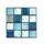 20 pezzi / set Cucina Cucina Stufa Adesivo a prova di olio Decorazioni in ceramica Decorazione Autoadesiva Adesivo da parete, Specifiche: Pellicola ottica (MSK008)