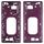 Piatto di cornice medio telaio per Sony Xperia XZ3 (viola)
