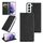 Per Samsung Galaxy S22 5G Custodia in pelle magnetica business retrò-pelle con supporto e carta Slot & Portafoglio (nero) Per Samsung Galaxy S22 5G Custodia in pelle magnetica business retrò-pelle con supporto e carta Slot & Portafoglio (nero)