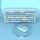 FV-W10 86-Keys 2.4G Set tastiera e mouse wireless (blu miscelato)
