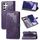 Per Samsung Galaxy S22 Ultra 5G Mandala Flower Gembito in pelle orizzontale in pelle orizzontale con supporto e carta Slot & Portafoglio e cordino (viola) Per Samsung Galaxy S22 Ultra 5G Mandala Flower Gembito in pelle orizzontale in pelle orizzontale con supporto e carta Slot & Portafoglio e cordino (viola)