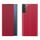 Per Samsung Galaxy S22 5G display laterale flip magnetico panno magnetico panno + custodia per PC con supporto e funzione di sonno / wake-up (rosso) Per Samsung Galaxy S22 5G display laterale flip magnetico panno magnetico panno + custodia per PC con supporto e funzione di sonno / wake-up (rosso)