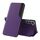 Per Samsung Galaxy S22 5G Display laterale antiurto antiurto in pelle orizzontale in pelle con supporto (viola) Per Samsung Galaxy S22 5G Display laterale antiurto antiurto in pelle orizzontale in pelle con supporto (viola)