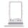 Vassoio per scheda SIM originale per Samsung Galaxy Z Flip3 5G SM-F711 (argento) Vassoio per scheda SIM originale per Samsung Galaxy Z Flip3 5G SM-F711 (argento)