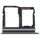 Vassoio NANO SIM SIM TRAY + NANO SIM CARD TRAY / MICRO SD CARD TRAY per LG WING 5G LMF100N, LM-F100N, LM-F100V, LM-F100 (Nero)