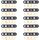 Lente per fotocamera posteriore da 10 pz per LG K61 LMQ630EAW, LM-Q630EAW, LM-Q630