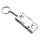 2 PCS Outdoor Decibel ad alto decibel in acciaio inox a tre tubi di sopravvivenza di salvataggio (argento)