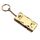 2 PCS Outdoor Decibel ad alto decibel in acciaio inox a tre tubi di sopravvivenza di salvataggio (oro)